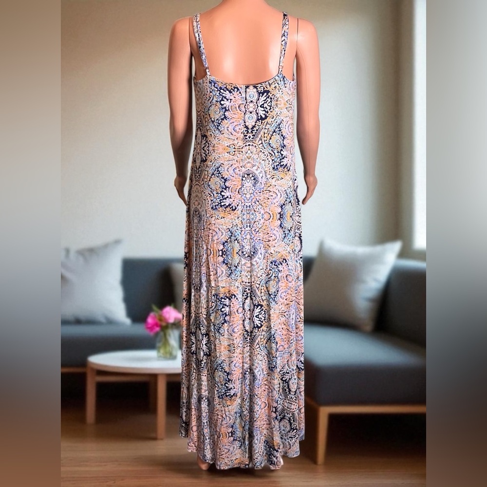 Cynthia Rowley. Maxi Dress. Paisley Floral Print. NWT. Size S - Picture 10 of 11